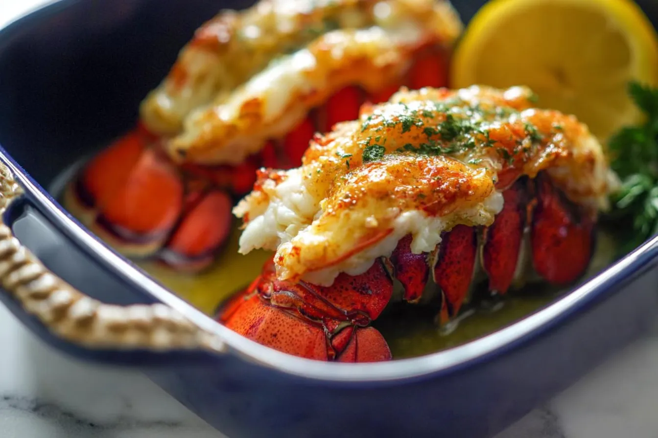 Lobster Tail with White Wine Butter Sauce — Elegant and flavorful