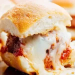 Delicious Meatball Marinara Sliders With Gooey Mozzarella