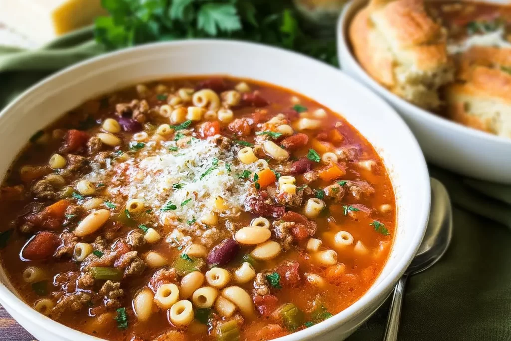 Pasta e Fagioli Soup - A perfect bowl of comfort