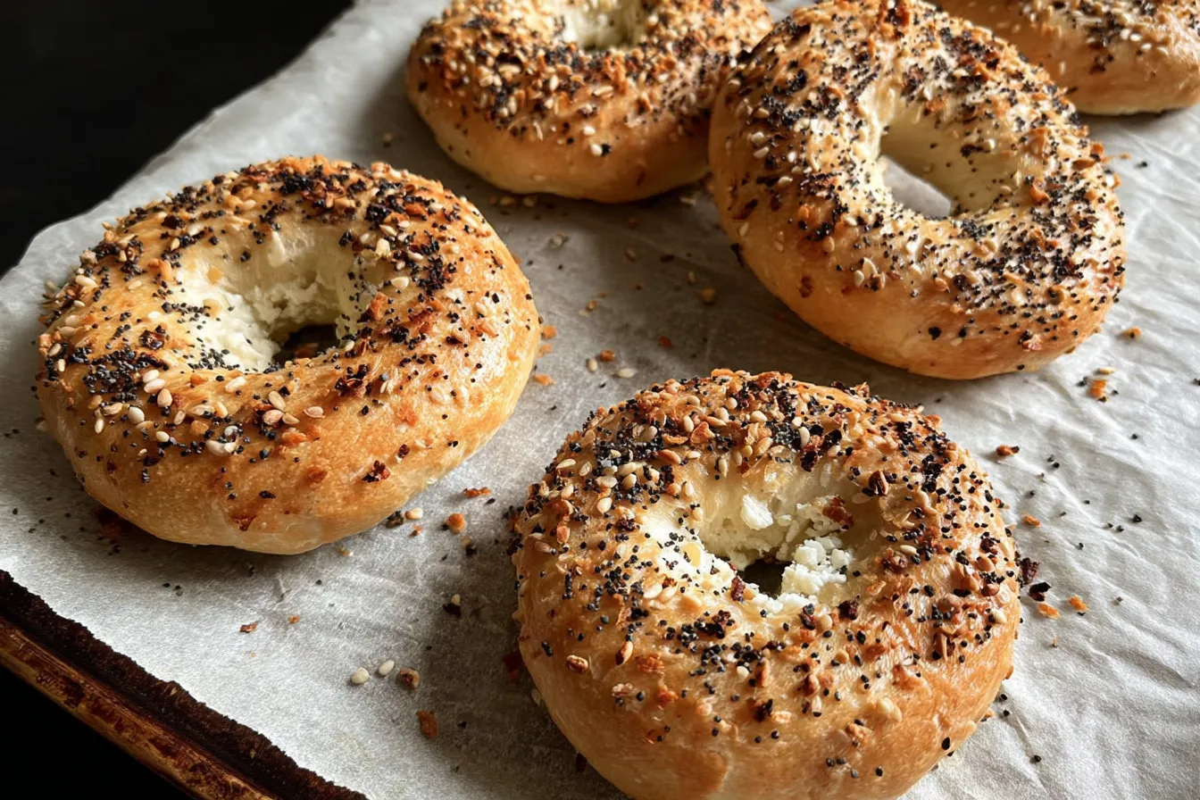 Plain Greek Yogurt Bagels — Perfect base for savory toppings