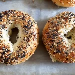 Homemade Greek Yogurt Bagels Freshly Baked