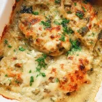 Creamy Spinach and Artichoke Chicken Casserole