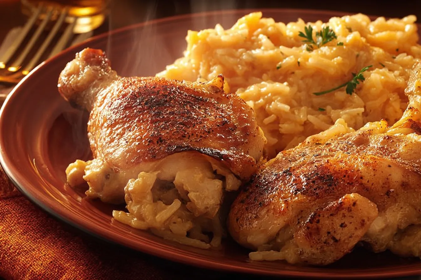 Sunday Supper Chicken and Rice — Classic family-style dinner