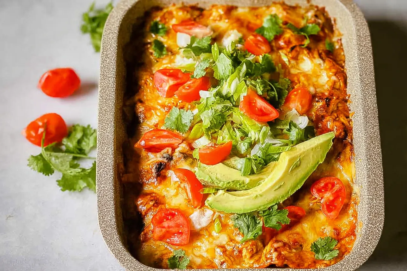 Tex-Mex Chicken Enchilada Casserole — Cheesy, saucy, and packed with bold flavor