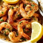 15 Minute Garlic Butter Shrimp Platter