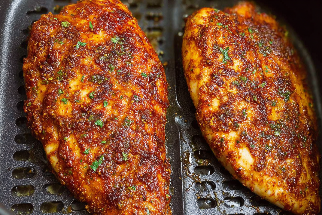 Air Fryer Chicken Breast with Simple Seasoning