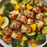 Air Fryer Chicken Breast with Vegetables