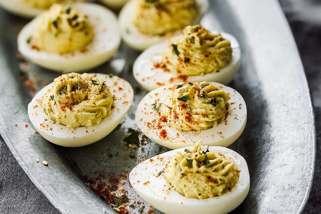 Classic Deviled Eggs Ready to Serve!