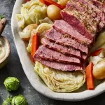 Delicious Corned Beef and Cabbage Platter