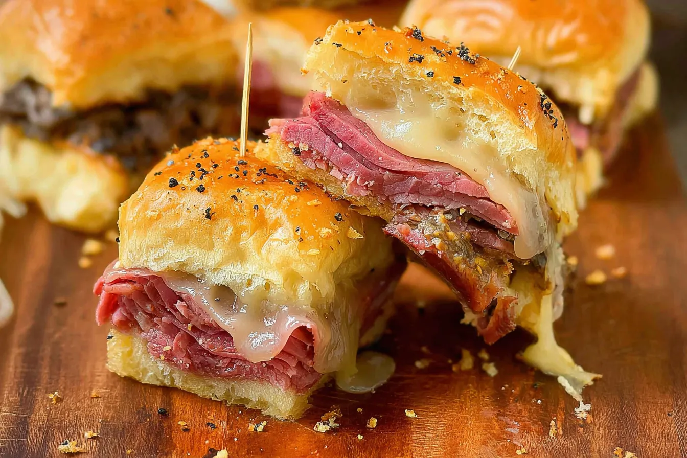 Corned Beef Sliders for Party Ready to Serve
