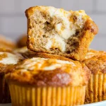 Delicious Cream Cheese Banana Muffins Freshly Baked
