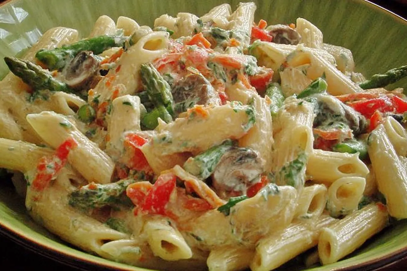 Creamy Pasta Primavera
