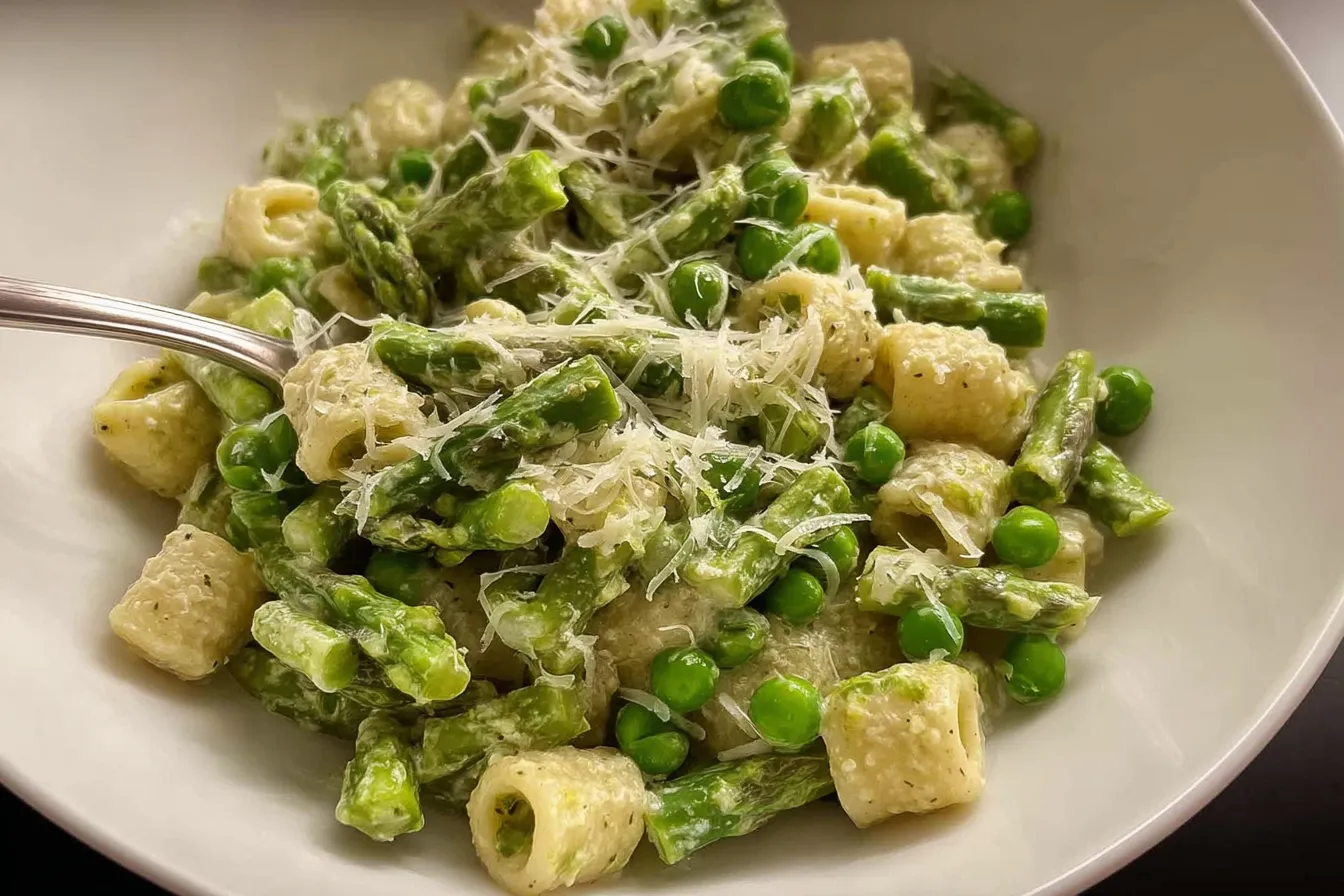 Creamy Spring Asparagus Pasta