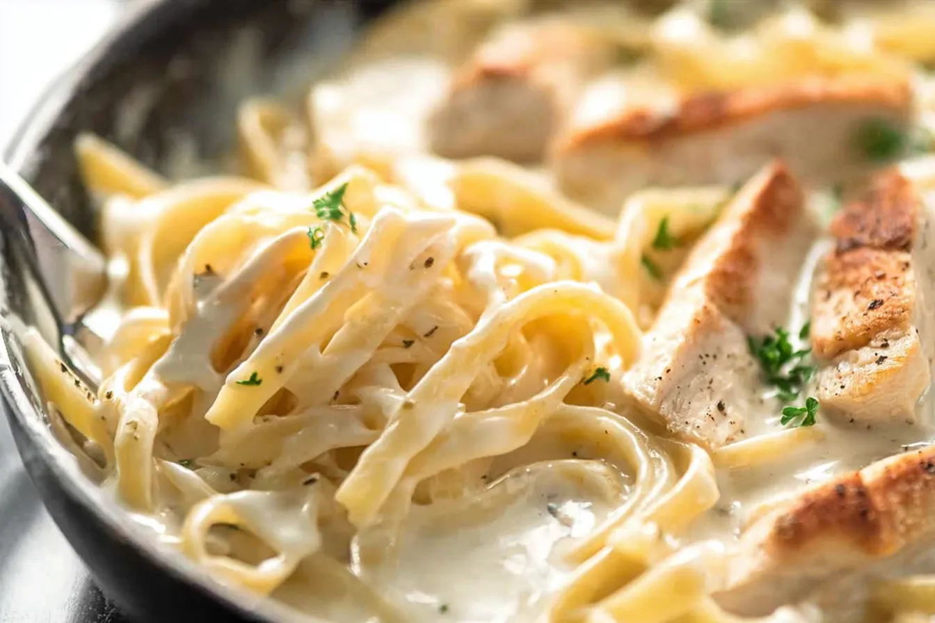 Easy Chicken Alfredo Pasta