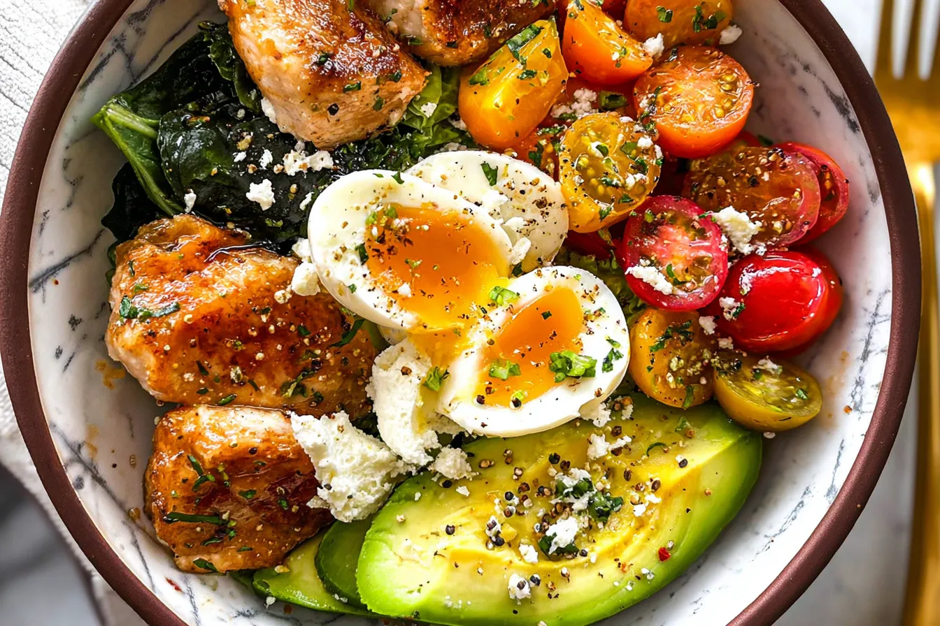 Easy Savory Breakfast Plate - Delicious and Hearty