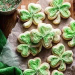 Easy Shamrock Sugar Cookies for St. Patrick's Day Treats