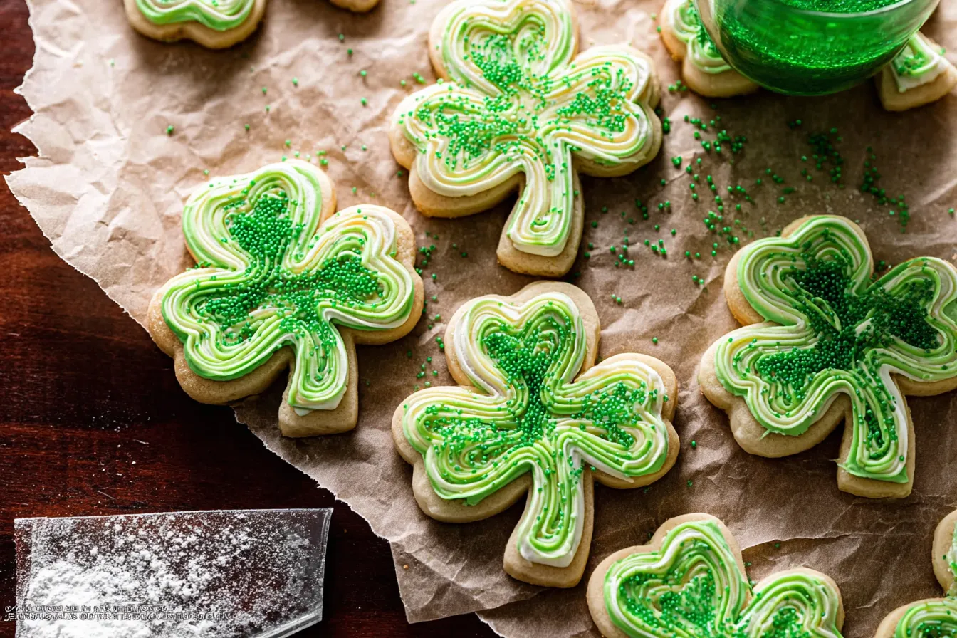 Easy Shamrock Sugar Cookies for St. Patrick’s Day