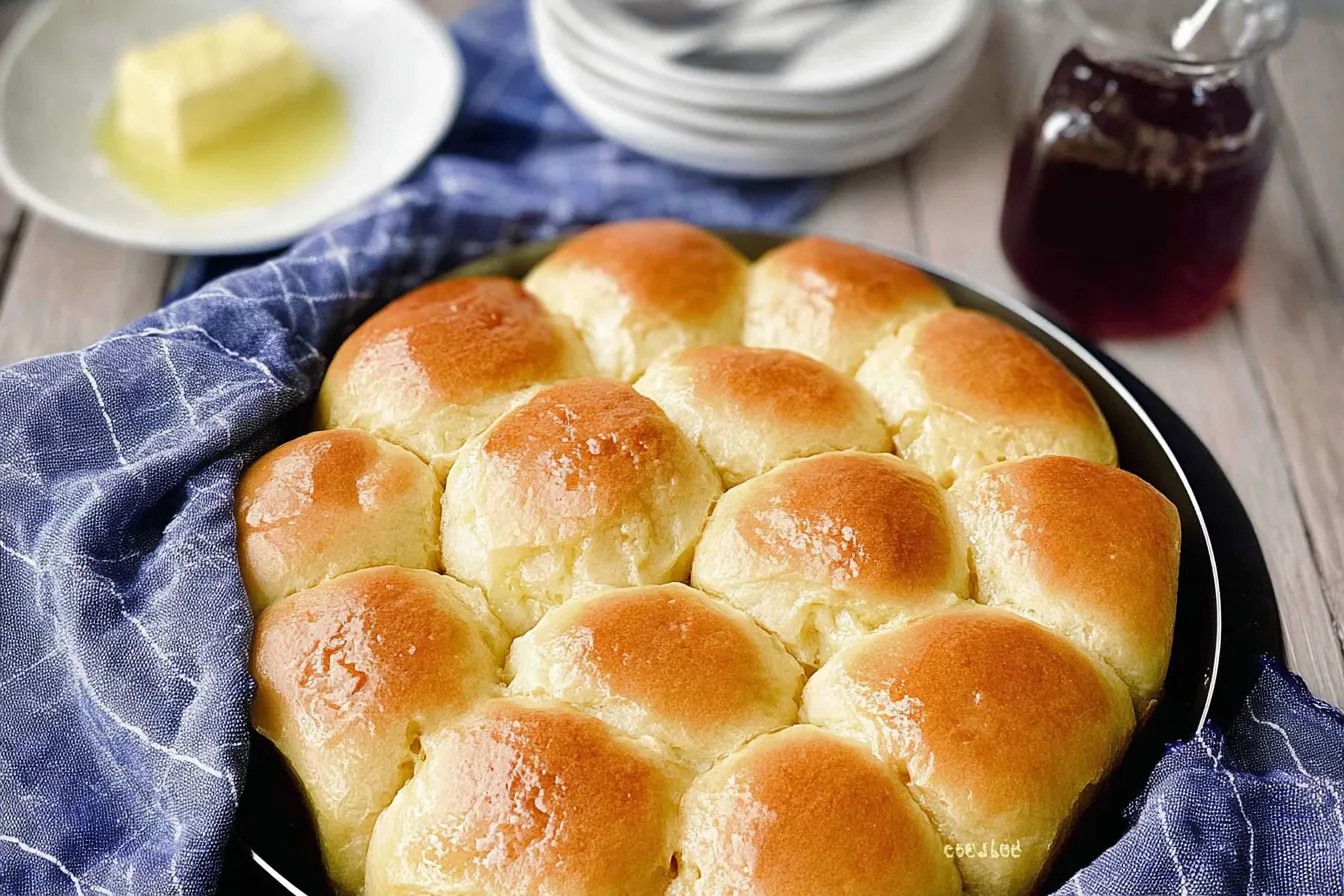 Fluffy Dinner Rolls - No Mixer