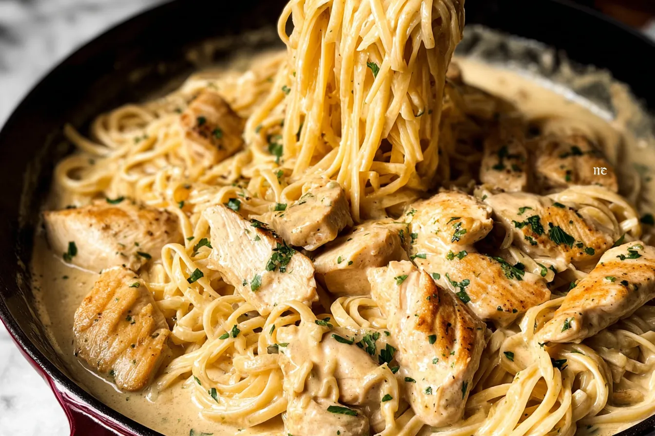 Garlic Butter Chicken Pasta