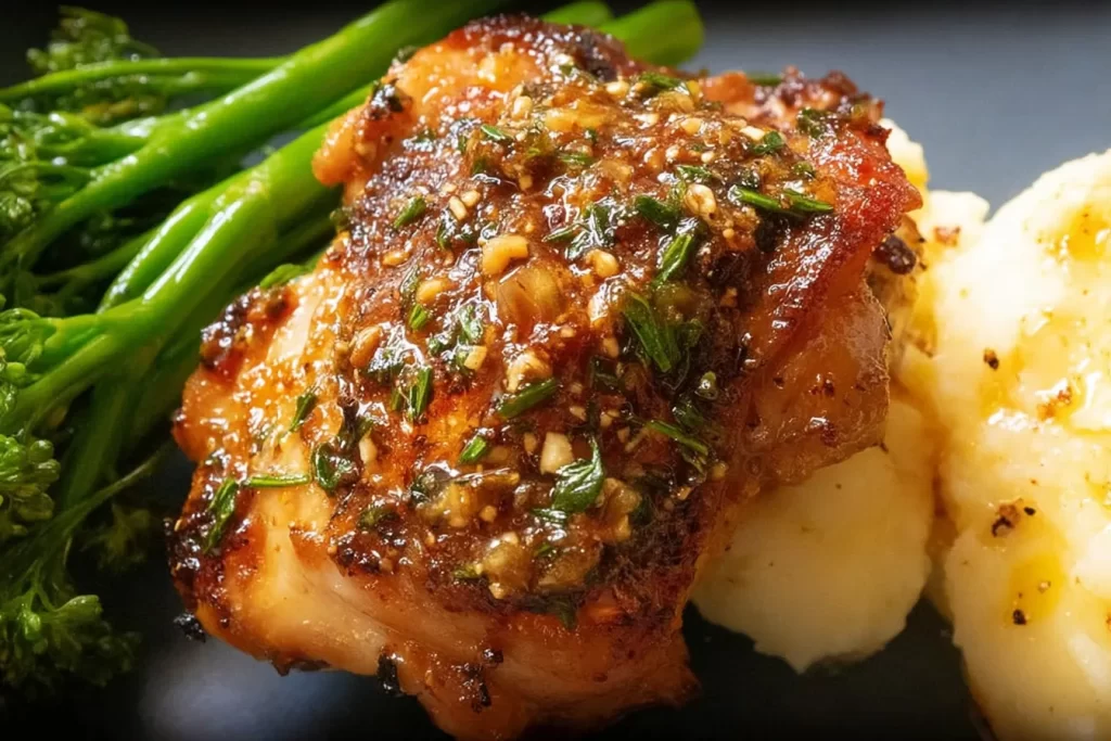 Garlic Butter Chicken Thighs - Juicy and Flavorful