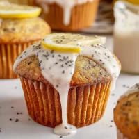 Healthy Lemon Poppy Seed Cupcakes: A Delicious Guilt-Free Treat Healthy Lemon Poppy Seed Cupcakes Ready to Serve