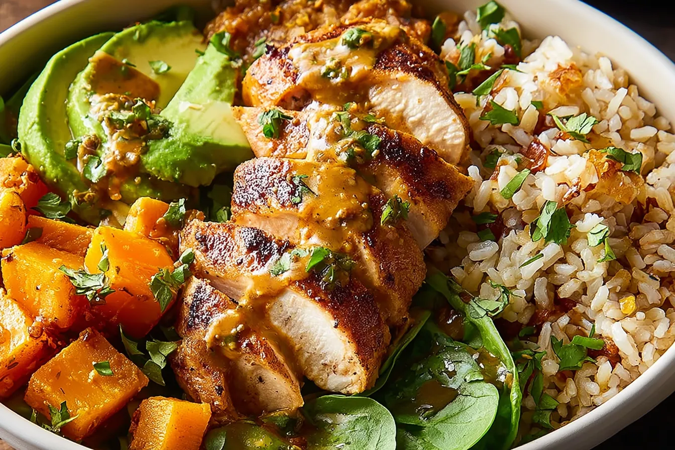 High Protein Chicken Meal Prep Bowls