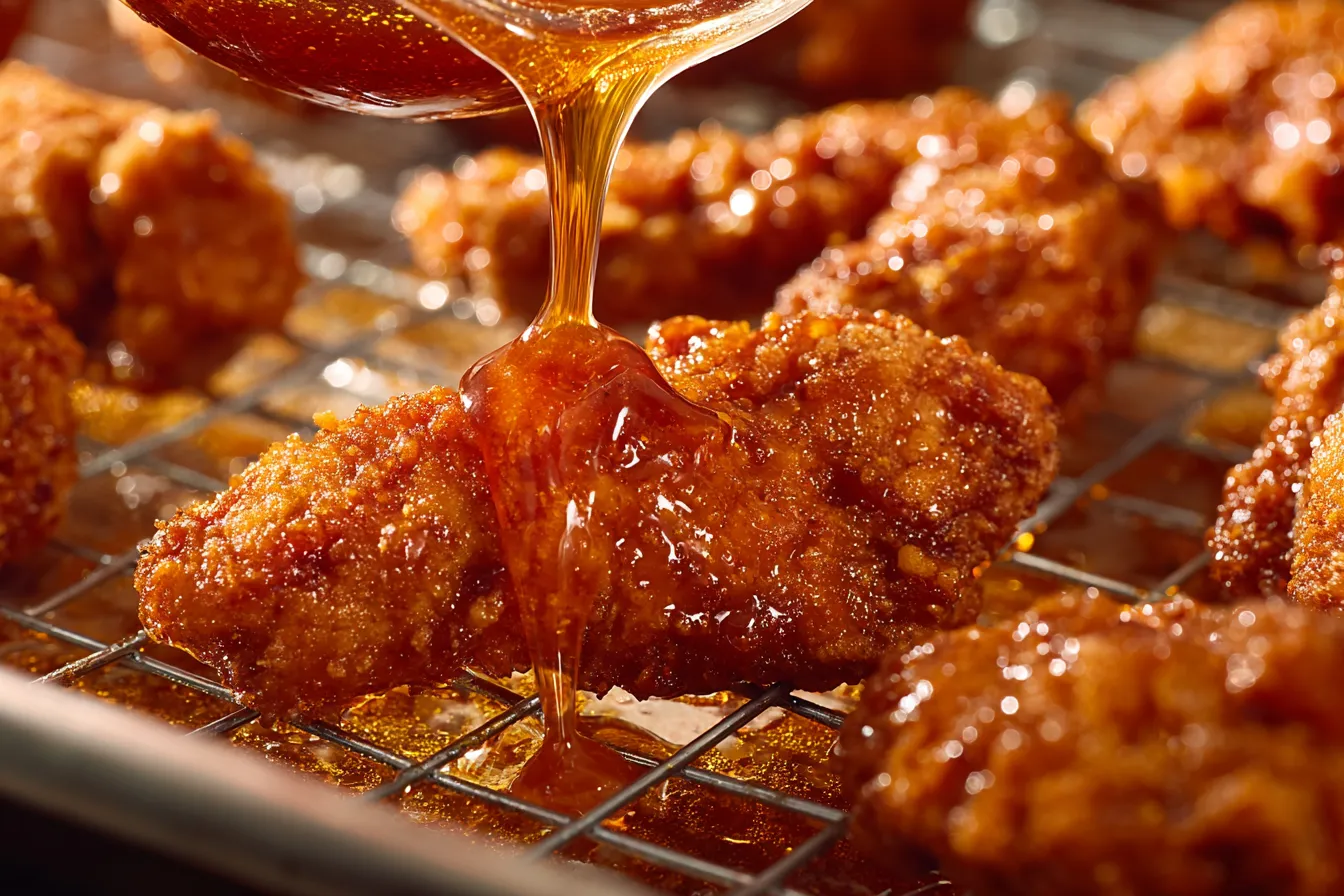 Hot Honey Chicken Tenders Plated for a Family Feast