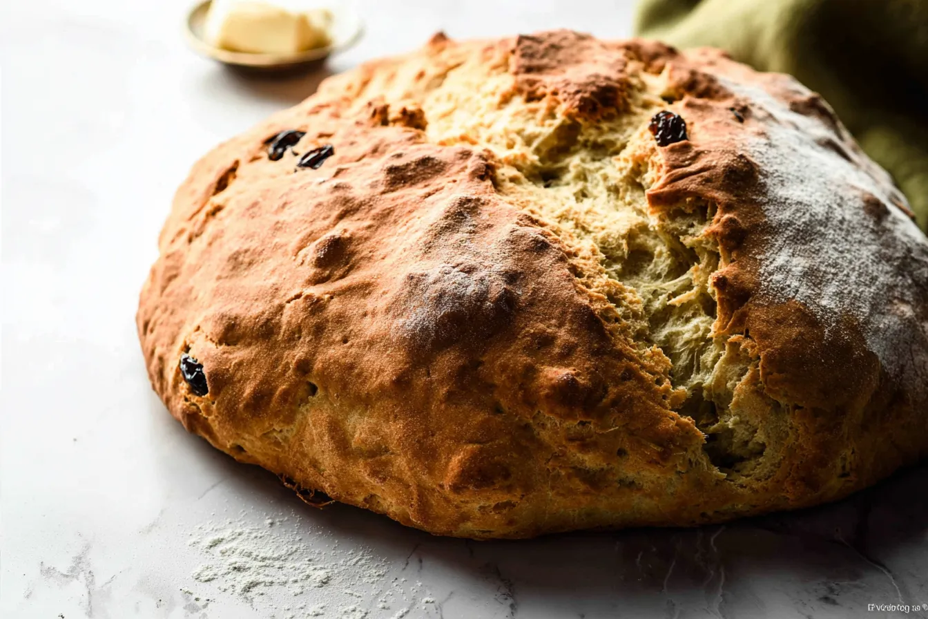 Freshly Baked Irish Soda Bread Loaf