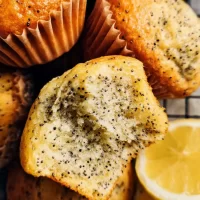 Lemon Poppy Seed Muffins Fresh Out of the Oven