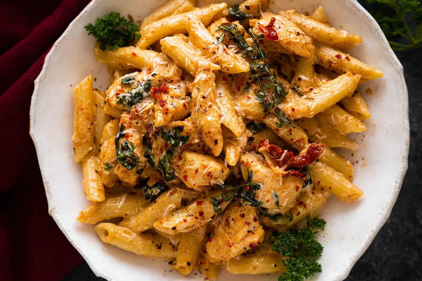 Delicious Marry Me Chicken Pasta Plated to Perfection