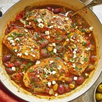 Mediterranean Chicken Skillet: A Delicious One-Pan Wonder Vibrant Mediterranean Chicken Skillet with Fresh Veggies