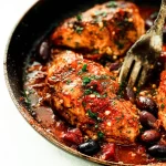 Mediterranean Chicken Tenderloins Skillet Ready to Serve