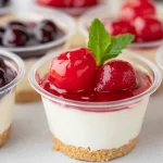 Delicious No Bake Cheesecake Cups Ready to Serve
