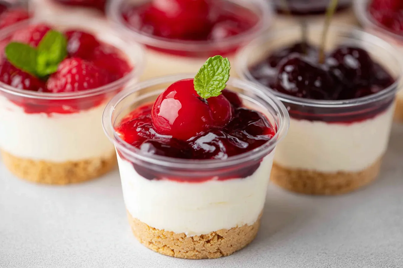 No Bake Cheesecake Cups