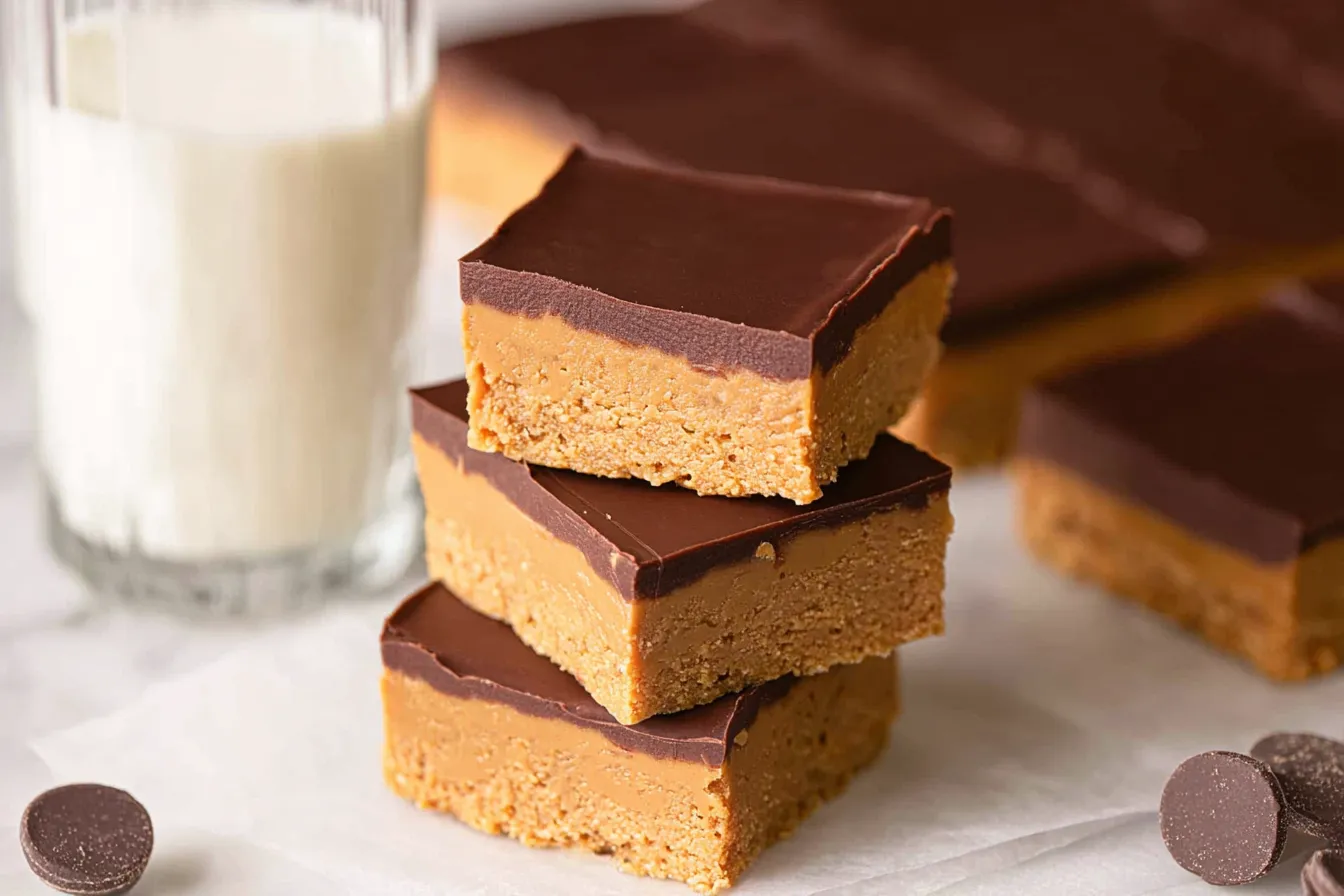 No Bake Peanut Butter Bars