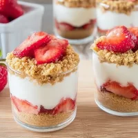 Irresistible No Bake Strawberry Cheesecake Cups