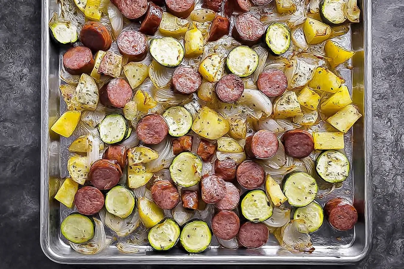 One Pan Sausage and Potatoes