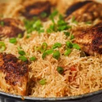One Pot Chicken and Rice Cooking Process