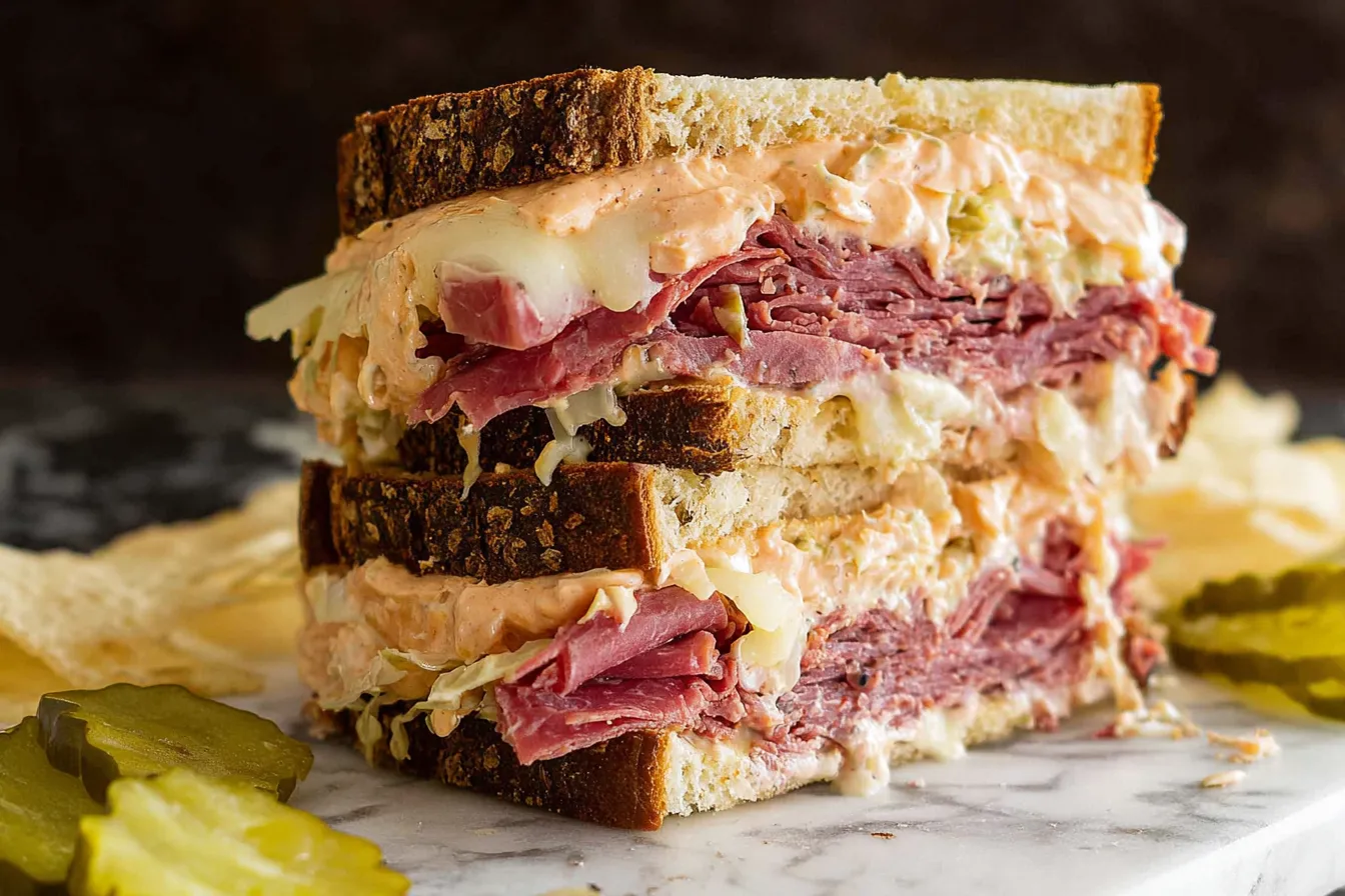 Reuben Sandwich with Homemade Dressing