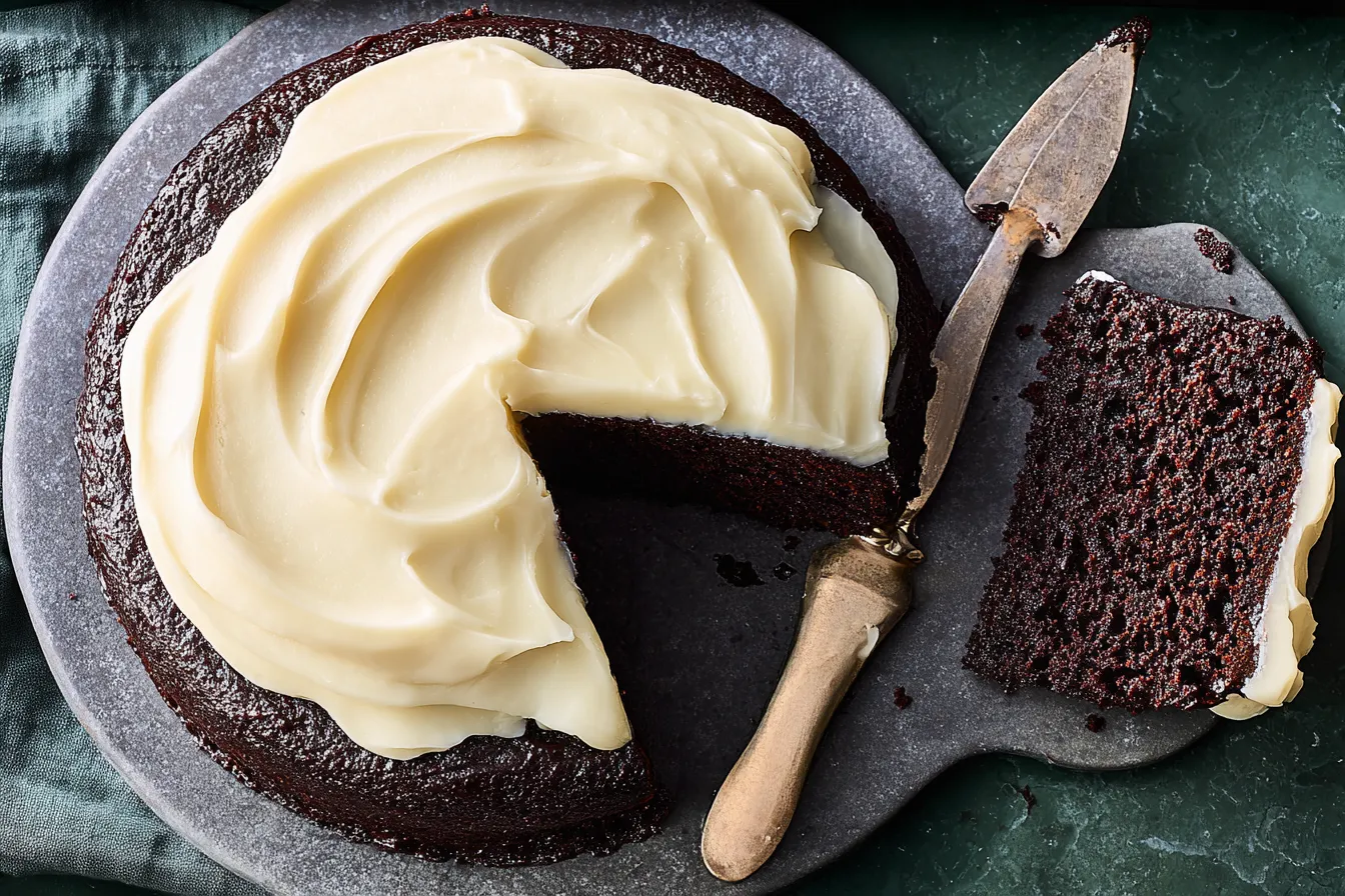 Delicious Rich Guinness Chocolate Cake with Chocolate Frosting