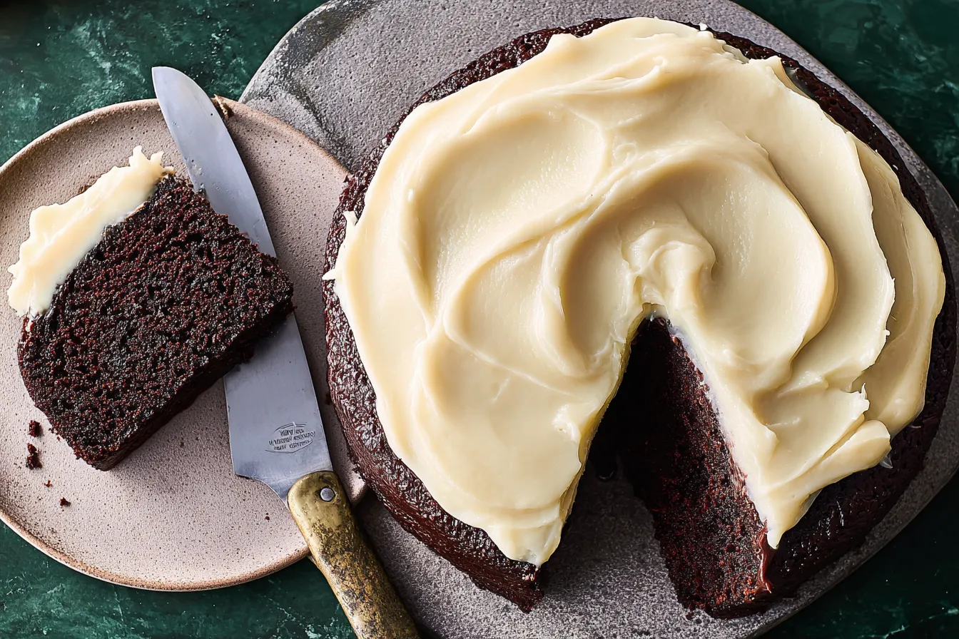 Rich Guinness Chocolate Cake with Chocolate Frosting