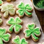 Delicious Shamrock Sugar Cookies Ready to Celebrate St. Patrick's Day