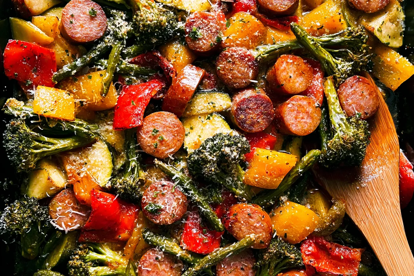 Sheet Pan Sausage and Vegetables - A Flavorful Dinner