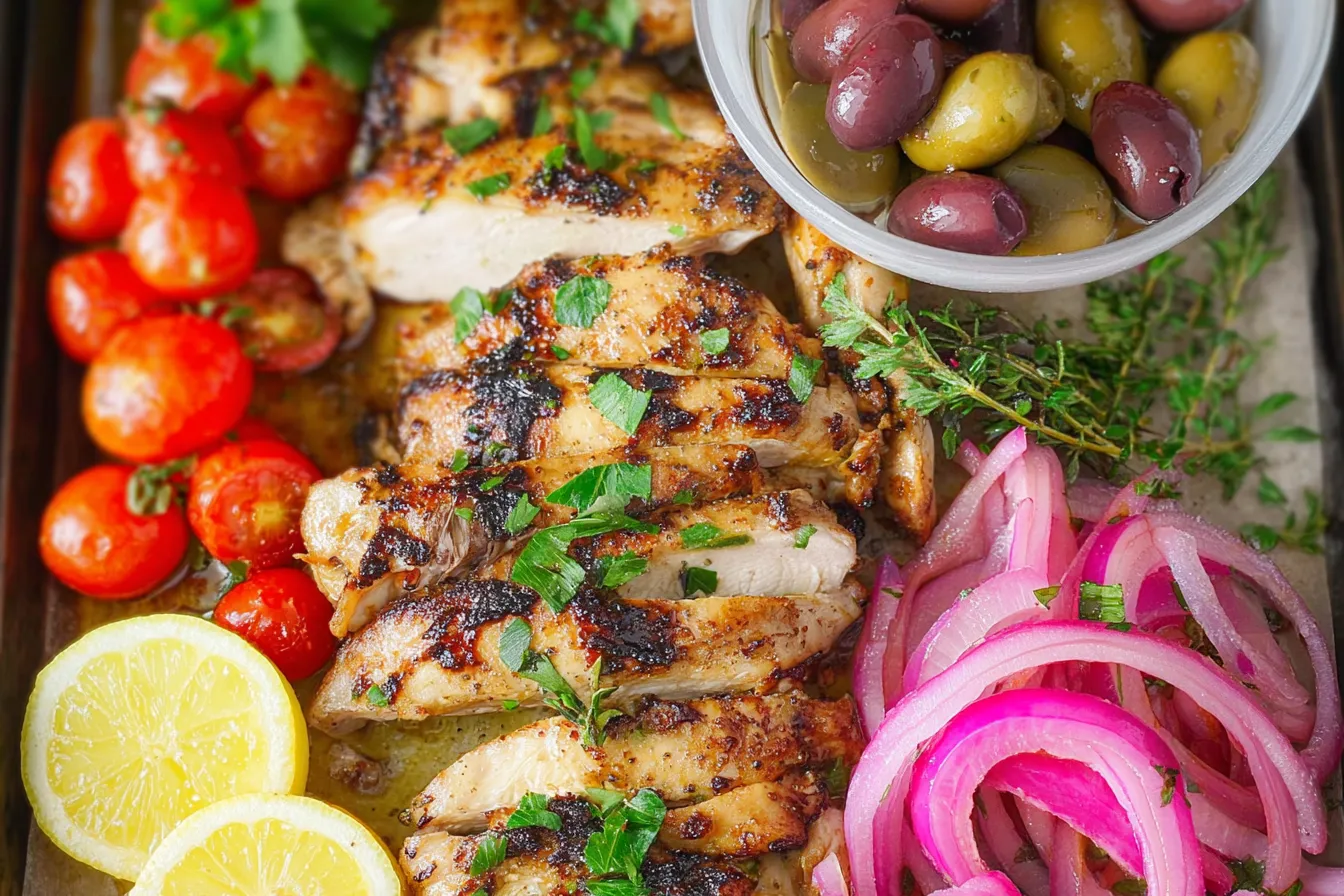 Simple Mediterranean Chicken with Herbs