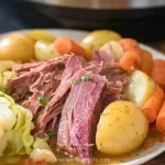 Delicious Slow Cooker Corned Beef and Cabbage