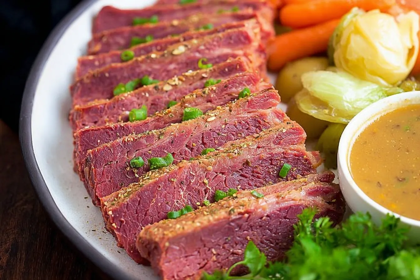 Slow Cooker Corned Beef for St Patricks Day