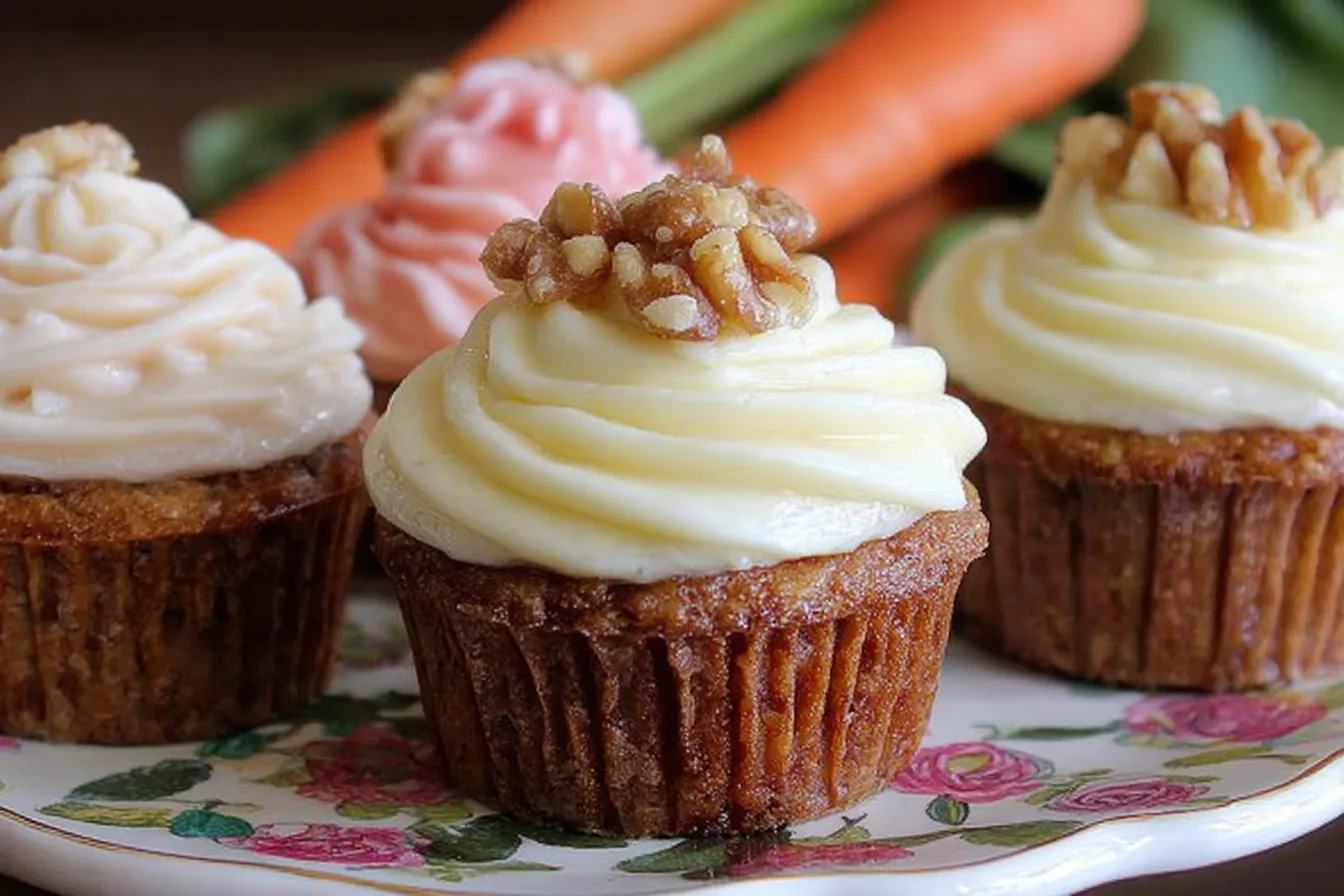Colorful Spring Brunch Cupcakes on a Festive Table