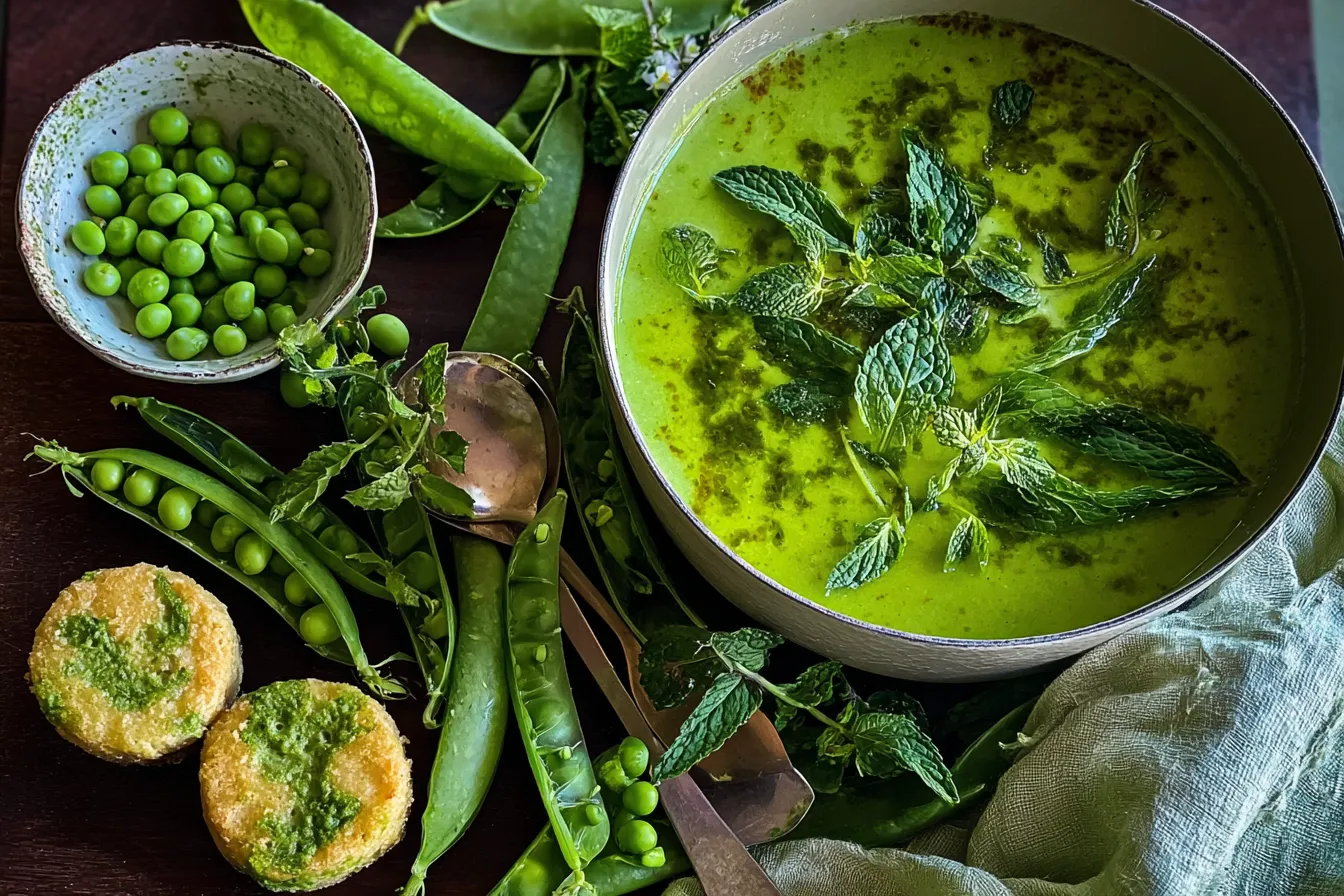 Spring Pea and Mint Soup
