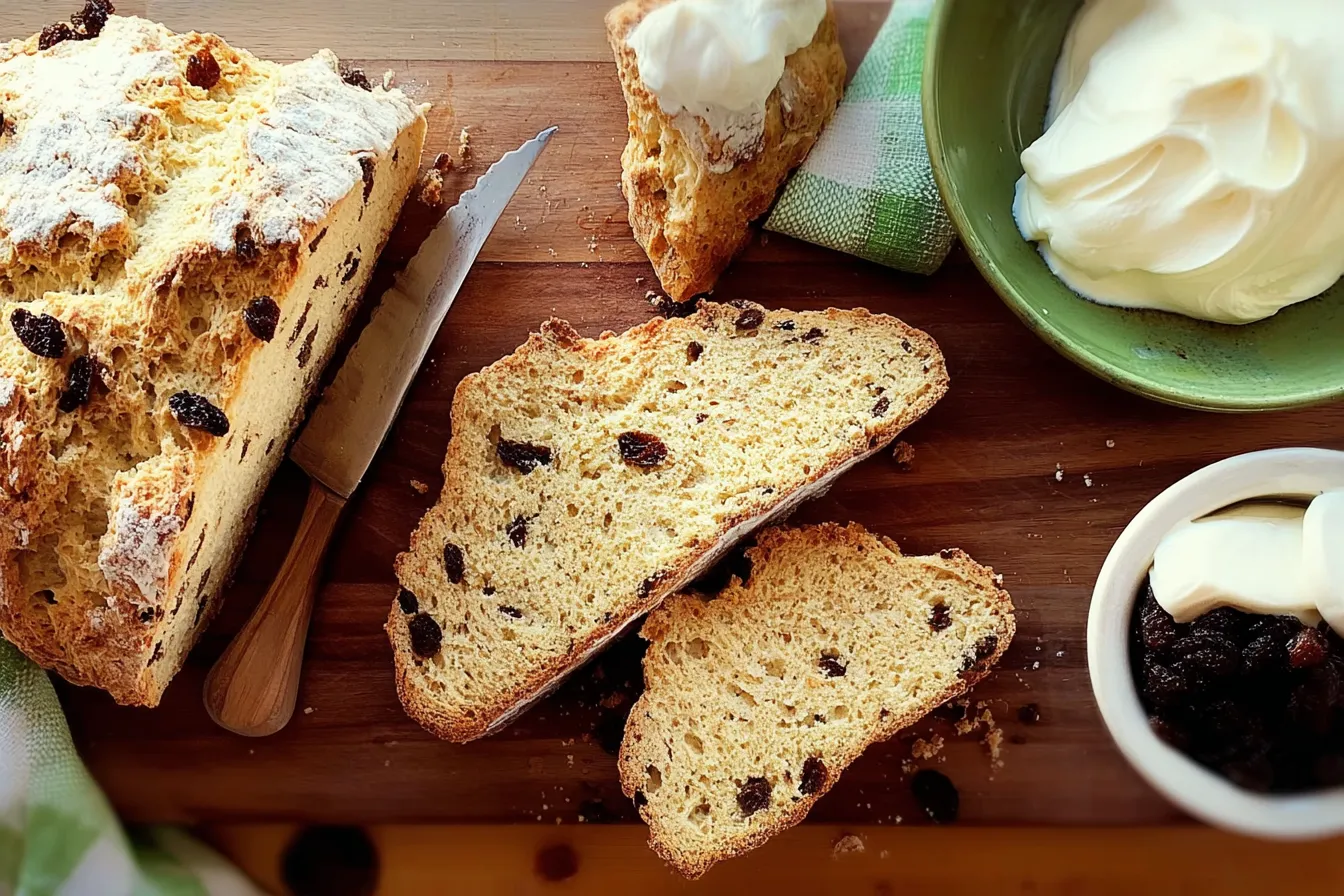 Traditional Irish Soda Bread Fresh Out of the Oven