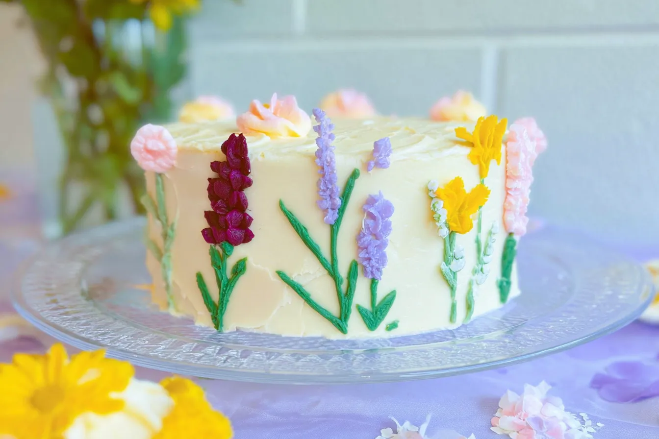 Wildflower Cupcakes for First Birthday Celebration
